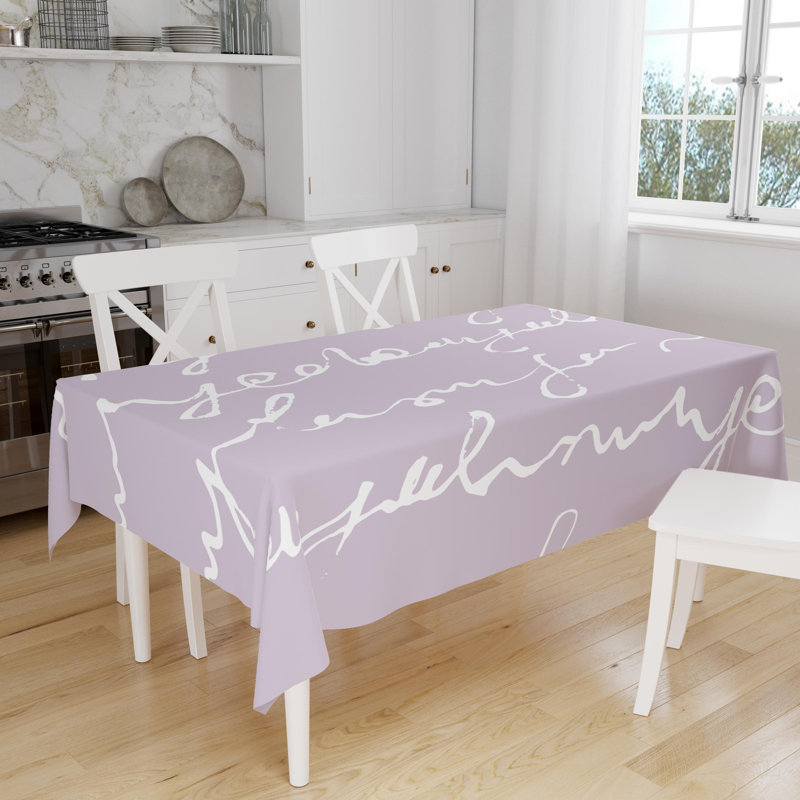 East Urban Home kitchen decoration, tablecloth, 140 x 200cm - Designed and made in Turkey