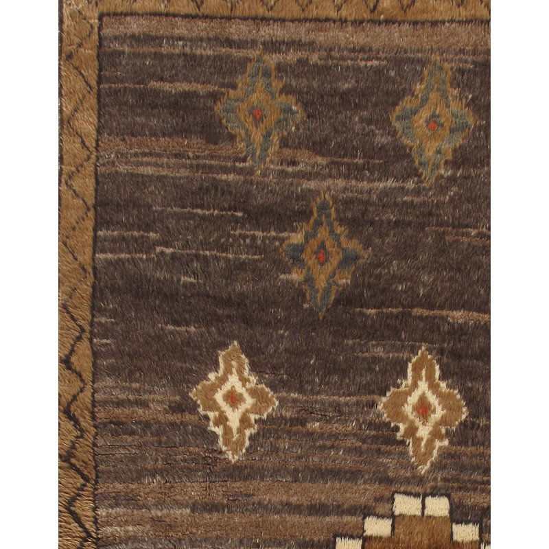 One-of-a-Kind 4' X 6'7' Hand Knotted Area Rug