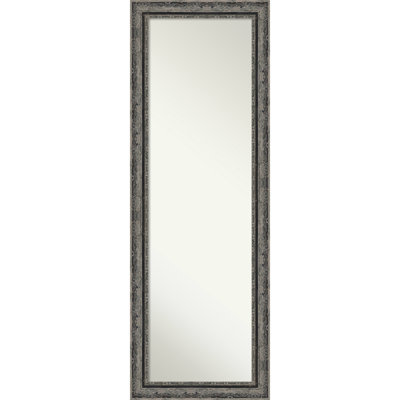 Filigree Non-Beveled Framed Full-Length On the Door Mirror