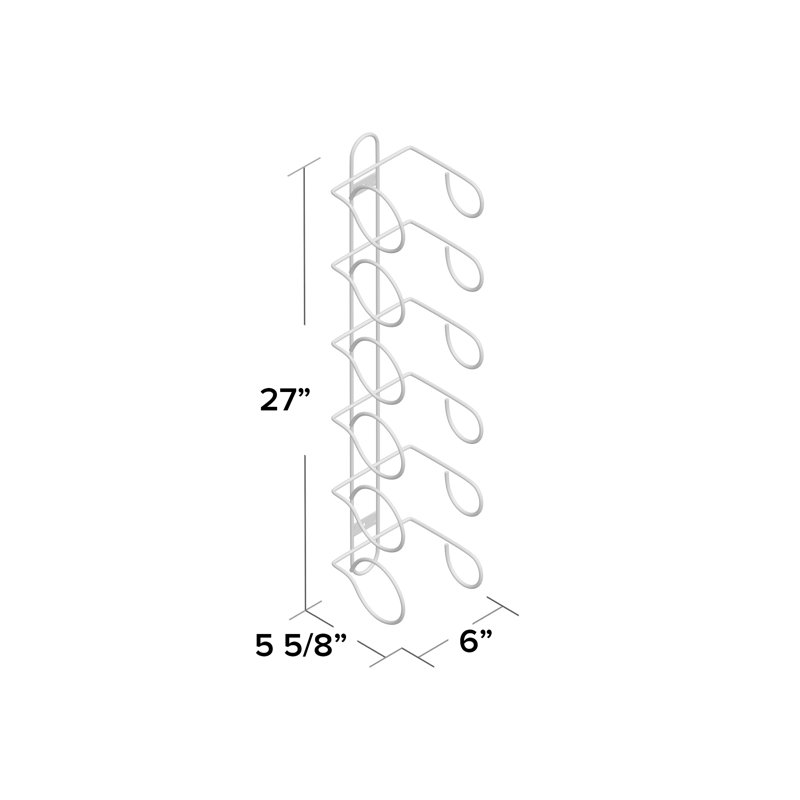 Wall Mounted Wine Bottle Rack in