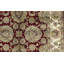 Hand-Knotted High-Quality Red and Ivory Square Area Rug