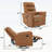 Manual Recliner Chair with 8-Point Massage,Rocking,and Swivel Function-750157063