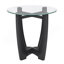 Glass Top Side End Table-1544888412