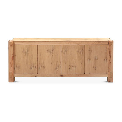 Rhett 80" Buffet In Distressed Oak
