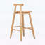 Ensemble de 2 chaises d'appoint d'intérieur en bois au design ergonomique pour plus de confort et de stabilité