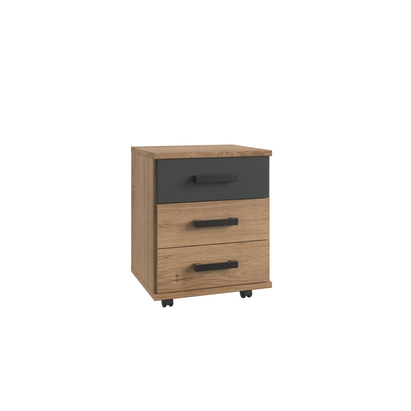 Sacramento 46 cm W 3 -Drawer Filing Cabinet