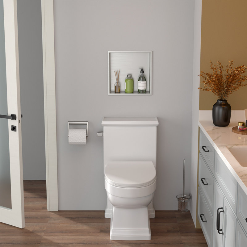 Niche de douche en acier inoxydable de 12 po x H 12 po, Brossé