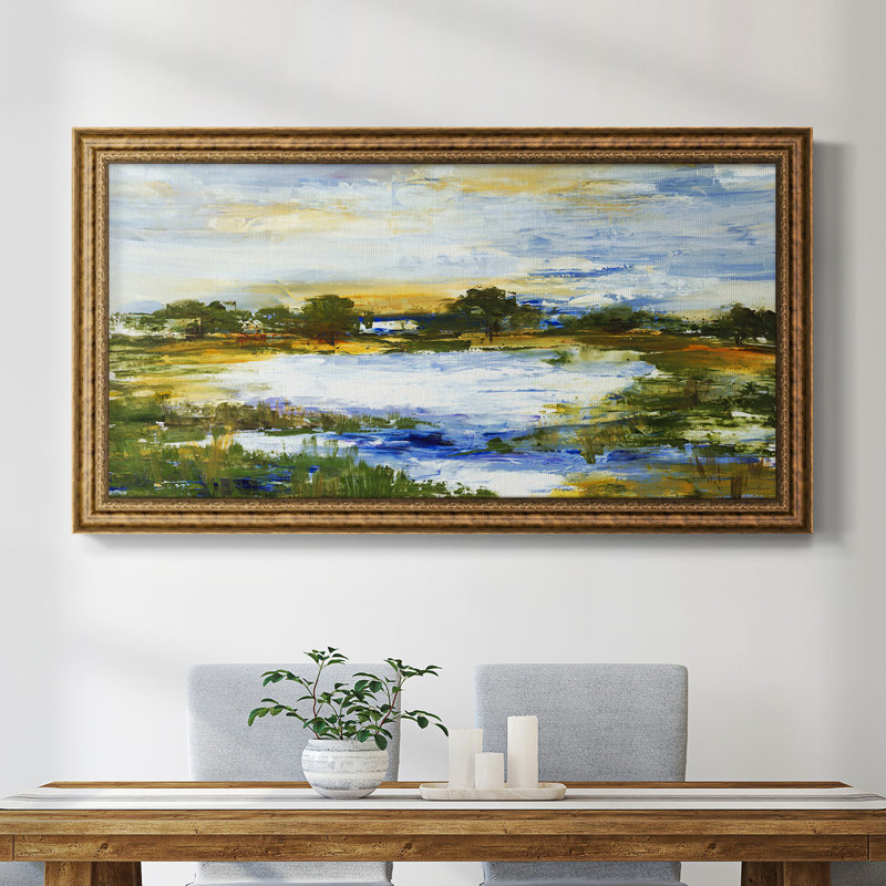 Lazy River - Reproduction de photo sur toile, H 25 po x l 45 po x P 1 po