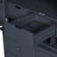 Grande armoire de rangement autoportante en bois avec 8 portes, 3 tablettes réglables, 7 tiroirs et 8 porte-bouteilles-133038292