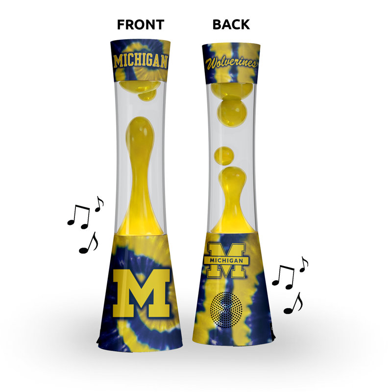 Lampe Magma Bluetooth NCAA Michigan Wolverines Tie-Dye | 42 cm, NCAA Michigan Wolverines