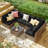14 Pcs Outdoor Cushion Slipcovers All-Weather Patio Cushion Covers For Outdoor Furniture, Covers Only-1151527085