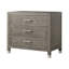 Raffles 3 - Drawer Solid Wood Nightstand