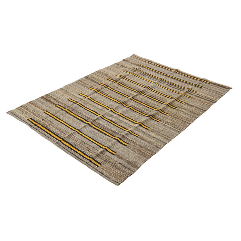 Tapis brun 4 pi 2 po x 5 pi 11 po Pinkerton