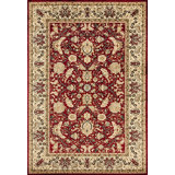 Sevanna Oriental Beige/Red Area Rug