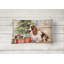 Coussin décoratif en tissu Cavalier Spaniel Christmas