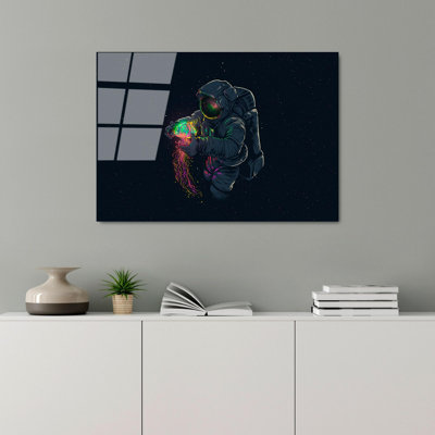 Boze Wall Decor on Tempered Glass