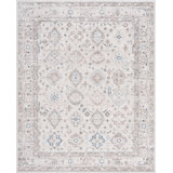Saxton Oriental Indoor Polypropylene & Polyester Area Rug, Blue