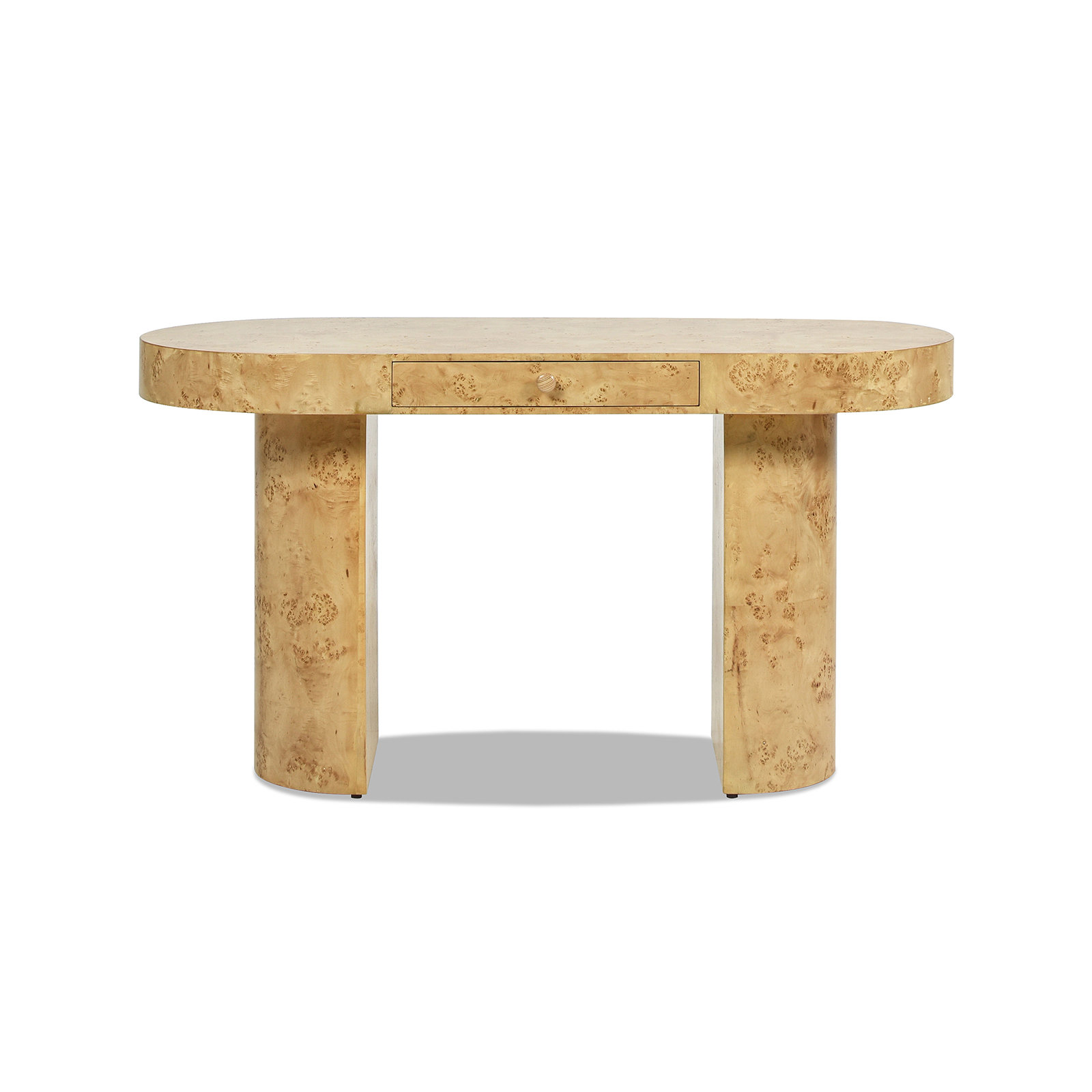 Hurston Computer Desk, Natural Brown