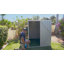 Poulailler en métal avec porte cadenassable avec porte-cadenas Absco Poultry Paradise P 5 pi x L 5 pi L-92301049