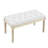 Boswick Linen Upholstered Bench-346529068