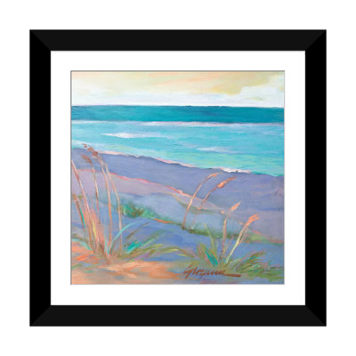 «Dunes at Dusk II», reproduction d'aquarelle sur toile