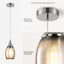 1 - Light Red Copper Glass Single Pendant Light-2035100043