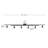 64.25'' 6 -Light Fixed Track Track Kit with Dimmable and Adjustable Head