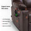 Fauteuil inclinable électrique avec massage et chaleur Ellamae-1704856257