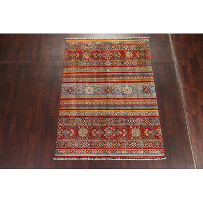 Tapis oriental en laine à teinture végétale Anay noué à la main