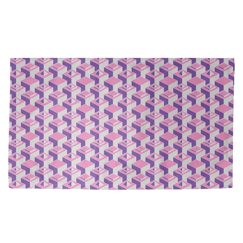 Jordao Geometric Indoor Rug, Rectangle 5' x 7'