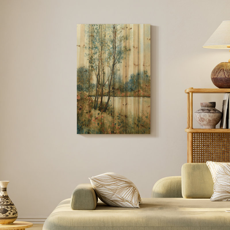 « early spring 2 », impression sur bois