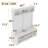Modern Hallway Hall Tree With Metal Hooks And Storage Space,Multi-Functional Entryway Coat Rack With Shoe Cubbies-915142139