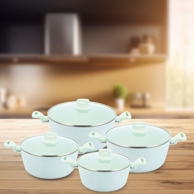 ZOYA 8 - Piece Non-Stick Cookware Set