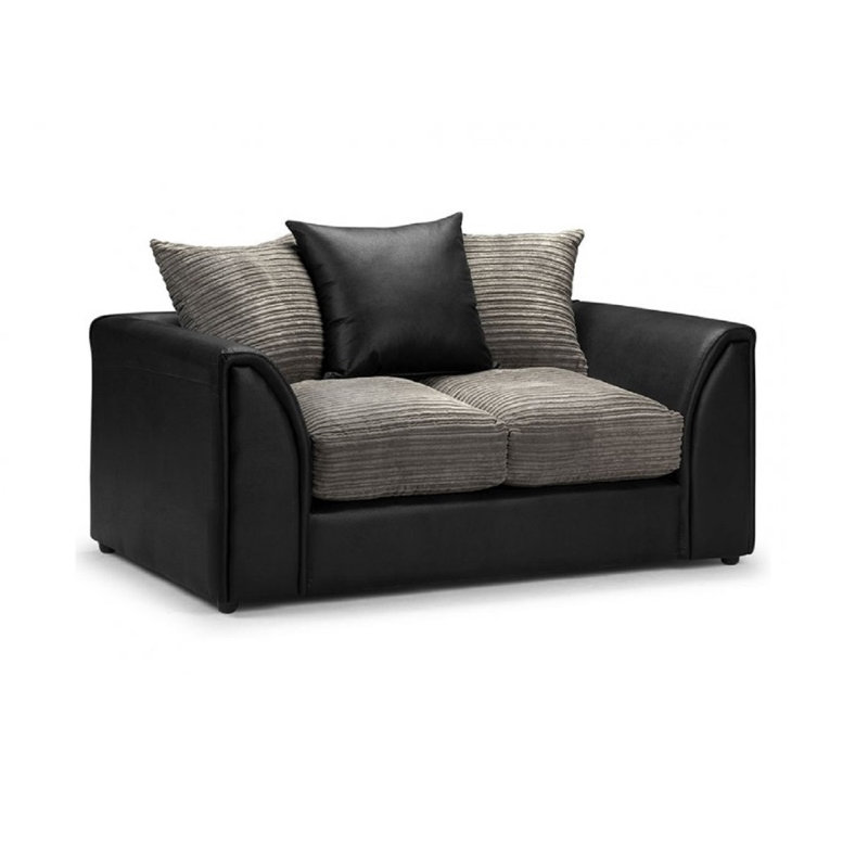 Brois Sofa, Black/Grey