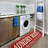 Non-Slip Rubberback Oval Laundry Room Runner Rug