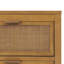 Ameer Medern Boho Solid Wood Nightstand with 2 Deep Drawers, Rattan Inlay For Bedroom Organization & Storage-118226027