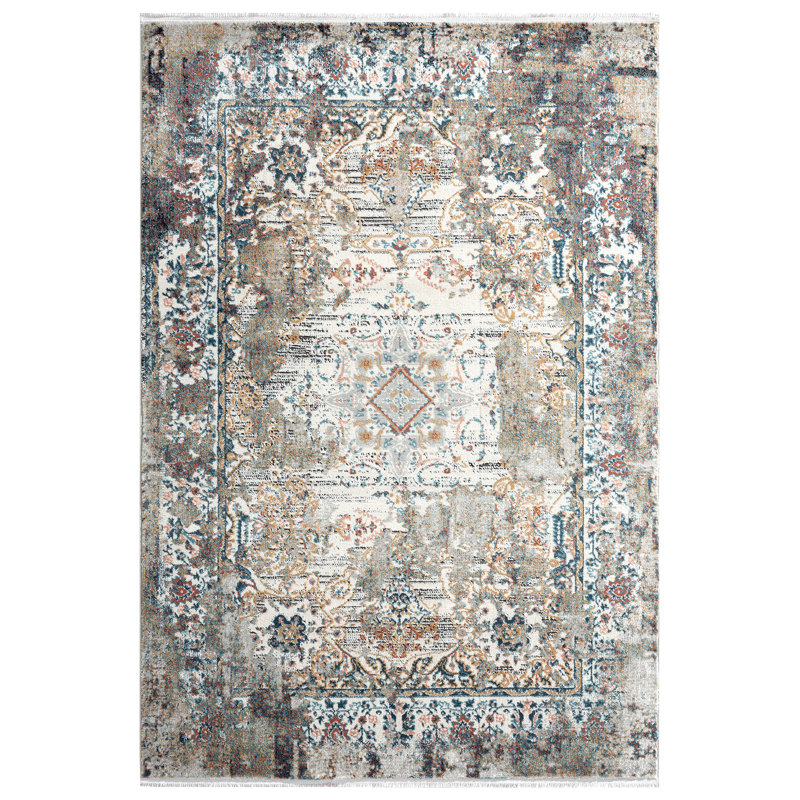 Tapis oriental gris, Rectangle 5 pi 3 po x 7 pi 6 po