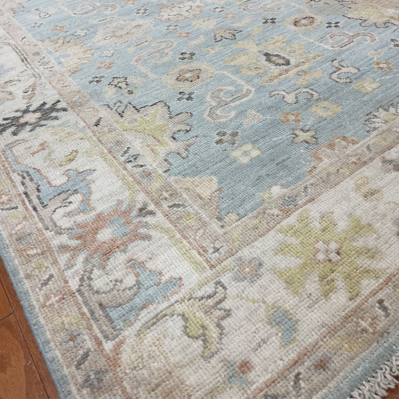 Tapis en laine Oushak fait à la main Herat