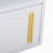 Crinole 2-Tier White Wall Mounted Floating Nightstand