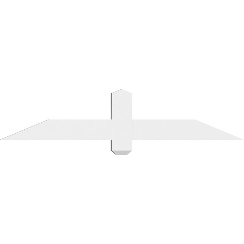 Support à pignon en uréthane Eugene, L 48 po x H 10 po, P 2 po x F 4 po