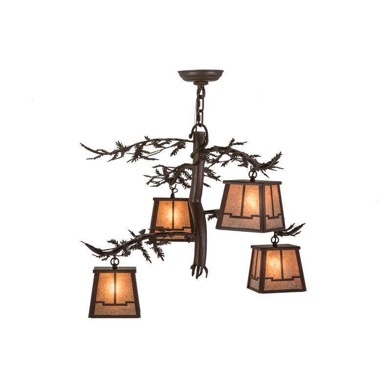Rustic Lodge 4 - Light Chandelier