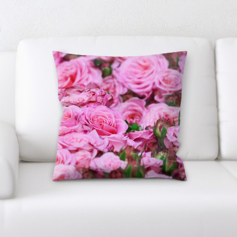 Coussin roses