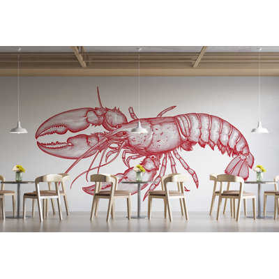 Lobster Wall Art Seafood Restaurant Decor 407Mv