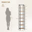 Bookcase, Narrow Bookcase Shelving Unit for Living Room, Office, Sturdy, Bedroom, Industrial -466494028-466494029