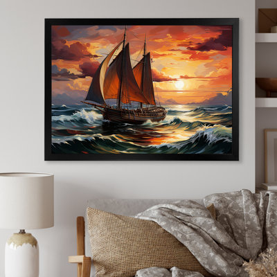 Bateau pirate espagnol Legacy I - bateau à voile, art mural