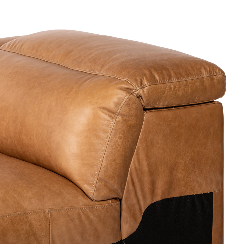 Radley Chaise Sectional, Left Hand Facing, Sonoma Butterscotch Top Grain Leather