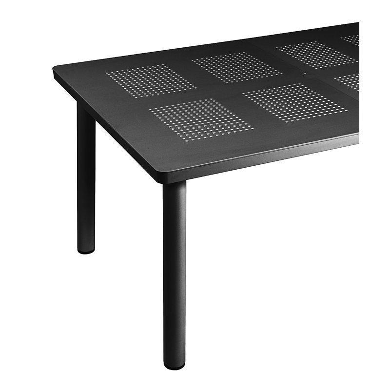 Libeccio Outdoor Dining Table, Anthracite