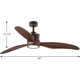 Wayne 60'' 3 Blade Ceiling Fan with LED Light Kit