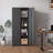 Garage Storage Cabinet, Locking Cabinet With Doors And 3 Shelves, Tall Cabinet, File Cabinet, Entryway Cabinet