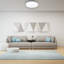 Siena Plastic LED Flush Ceiling Light
